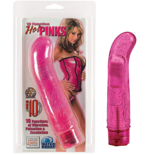10 Function Hot Pinks G-Spot 7 Inch, California Exotic Novelties