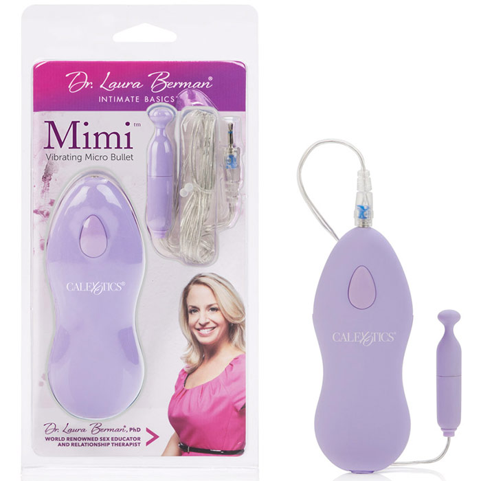 Dr. Laura Berman Mini Vibrating Micro Bullet, Purple, California Exotic Novelties