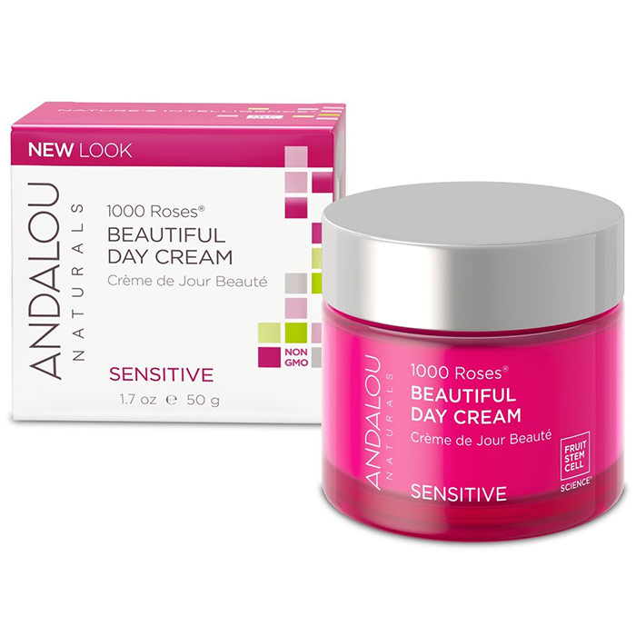 1000 Roses Beautiful Day Cream, 1.7 oz, Andalou Naturals