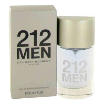 212 Cologne, Eau De Toilette Spray for Men, 1 oz, Carolina Herrera