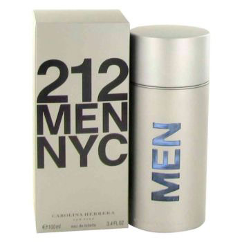 212 Cologne, Eau De Toilette Spray for Men, 3.4 oz, Carolina Herrera