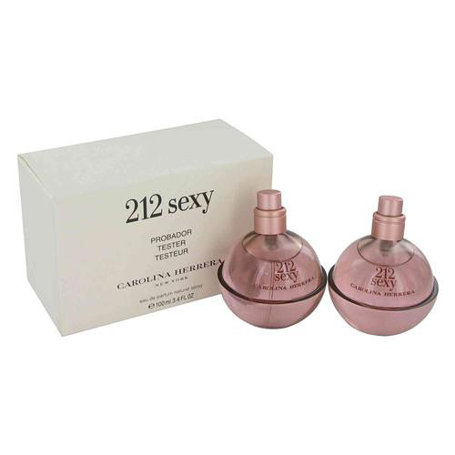 212 Sexy Perfume, Eau De Parfum Spray (Tester) for Women, 3.4 oz, Carolina Herrera