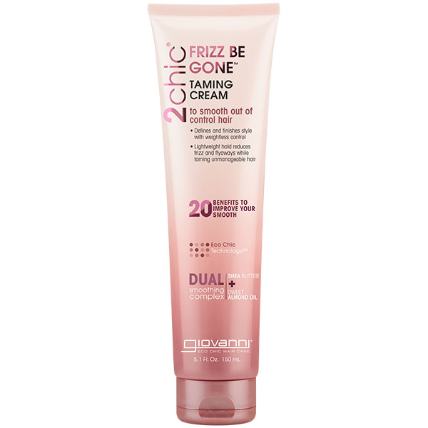 2chic Frizz Be Gone Taming Hair Cream, 5.1 oz, Giovanni Cosmetics