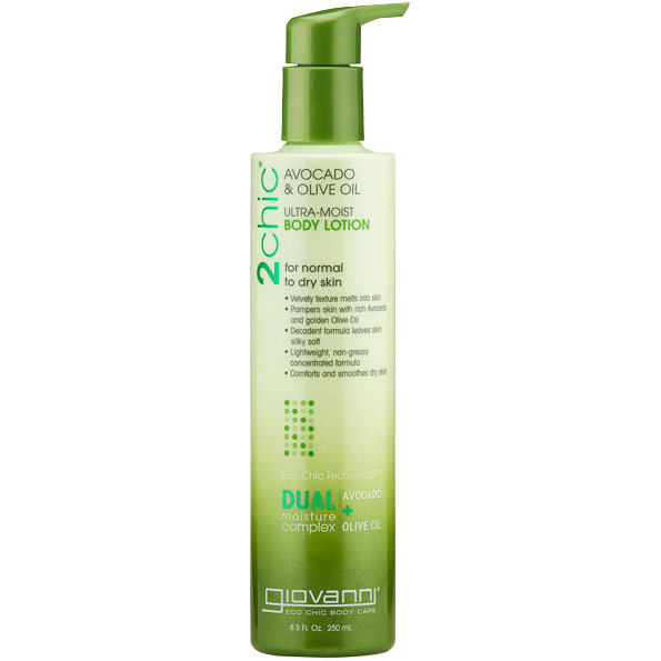 2chic Ultra-Moist Body Lotion with Avocado & Olive Oil, 8.5 oz, Giovanni Cosmetics