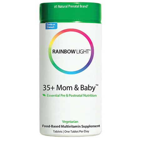 35+ Mom & Baby Pre- & Postnatal Food-Based Multivitamin, 60 Tablets, Rainbow Light