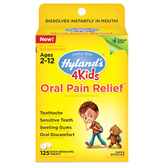 4 Kids Oral Pain Relief, 125 Tablets, Hylands