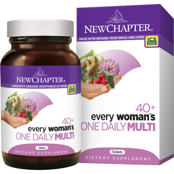 40+ Every Womans One Daily Multivitamin, Value Size, 72 Tablets, New Chapter