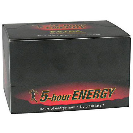 5-Hour Energy Extra Strength Energy Drink, 2 oz x 12 Bottles, Living Essentials