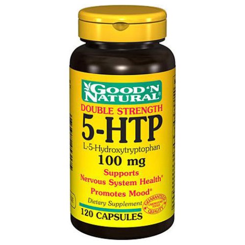 Good 'N Natural 5-HTP 100 mg (L-5-Hydroxytryptophan), 120 Capsules, Good 'N Natural