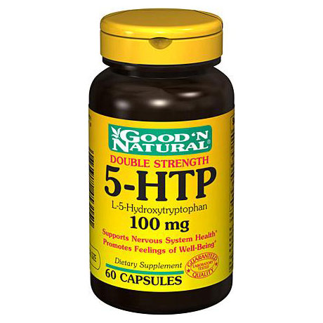 Good 'N Natural 5-HTP 100 mg (L-5-Hydroxytryptophan), 60 Capsules, Good 'N Natural