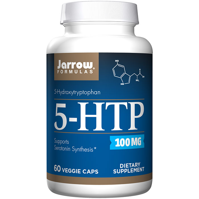 Jarrow Formulas 5 HTP (5-Hydroxytryptophan) 100 mg 60 caps, Jarrow Formulas