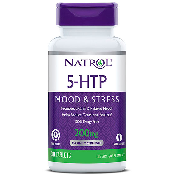 5-HTP Time Release 200 mg, 30 Tablets, Natrol