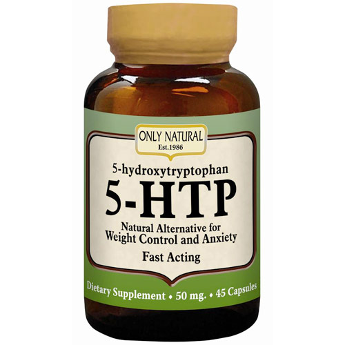 Only Natural Inc. 5-HTP 50 mg, 45 Capsules, Only Natural Inc.
