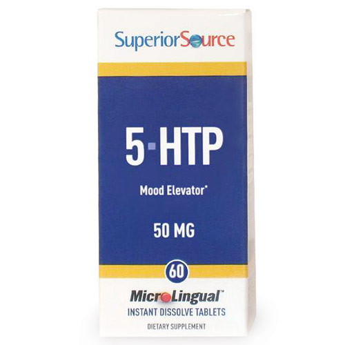 5-HTP 50 mg, 60 Instant Dissolve Tablets, Superior Source