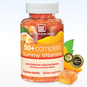 Nutrition Now 50+ Complete Gummy Vitamins Chewable, 50 Chews, Nutrition Now