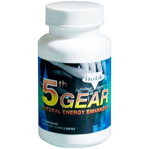 5th Gear Energy Enhancement, 30 Capsules, Oxylife Products