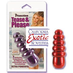 7 Function Tease & Please 4 Inch - Red, California Exotic Novelties