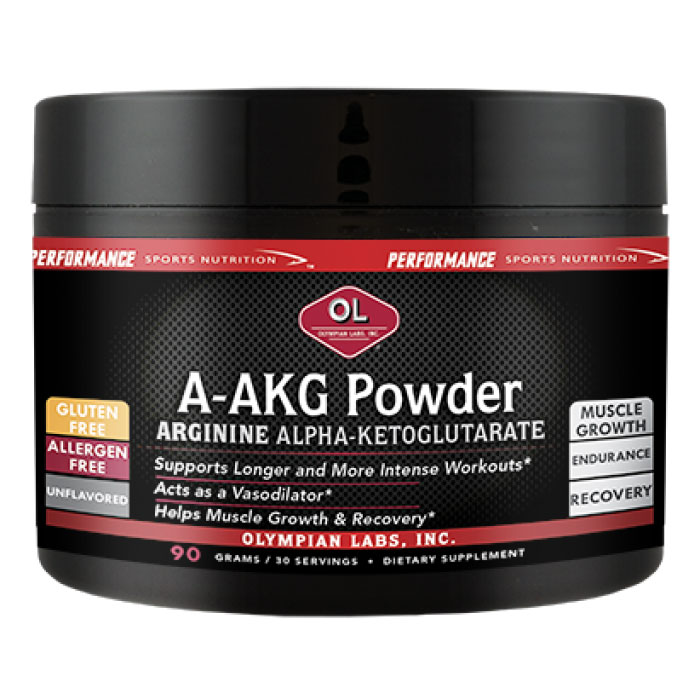 A-AKG Powder 30 Servings, 90 g, Olympian Labs