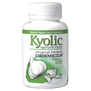Kyolic Aged Garlic Extract Formula 100, A.G.E. Hi Potency, 100 caps, Wakunaga Kyolic