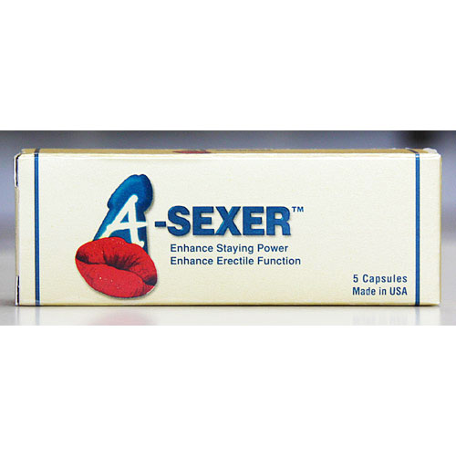 A-Sexer Male Sexual Enhancer, 5 Capsules