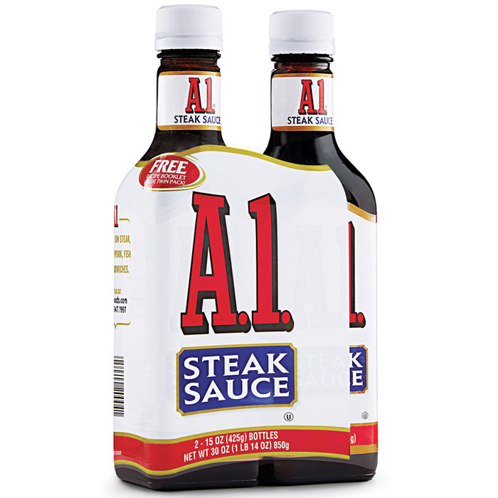 A1 Steak Sauce, 15 oz x 2 Bottles, Kraft Foods