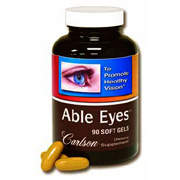 Carlson Laboratories Able Eyes, 90 softgels, Carlson Labs