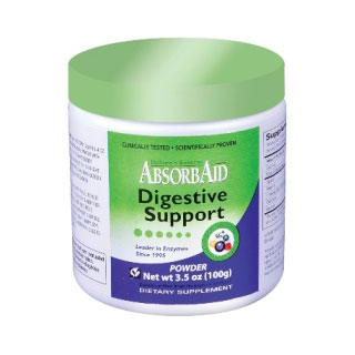 AbsorbAid Powder, Natural Plant Enzymes, 100 gram from Natures Sources