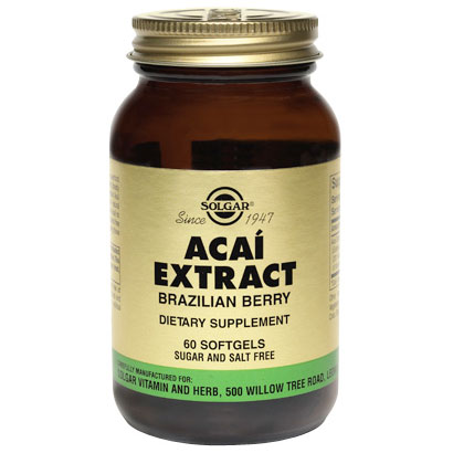 Acai Extract (Brazilian Berry), 60 Softgels, Solgar