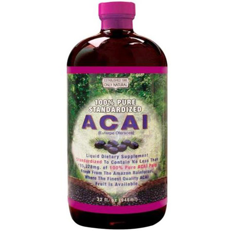 Acai Liquid, 32 oz, Only Natural Inc.