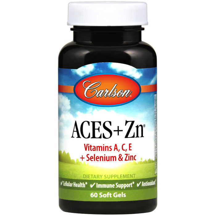 ACES + Zn, A, C, E, Selenium Plus Zinc, 180 softgels, Carlson Labs