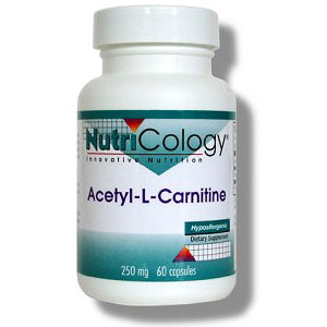 NutriCology/Allergy Research Group Acetyl L-Carnitine 250mg 60 caps from NutriCology