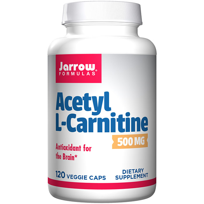 Acetyl L-Carnitine 500 mg, 120 Vegetarian Capsules, Jarrow Formulas