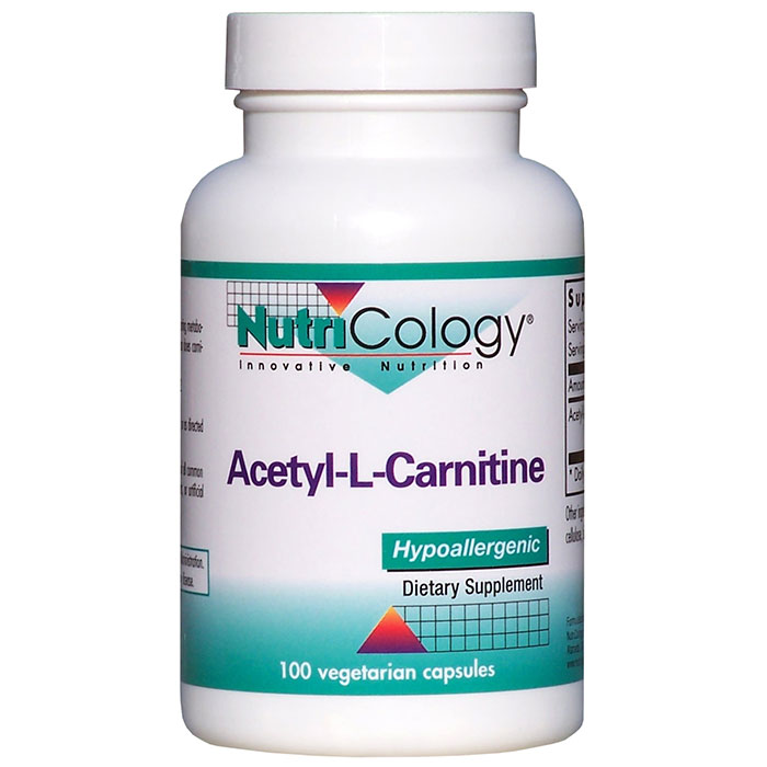 NutriCology/Allergy Research Group Acetyl L-Carnitine 500mg 100 caps from NutriCology