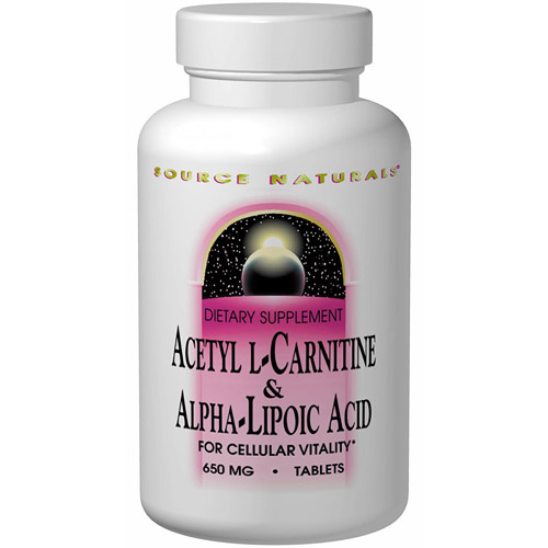 Acetyl L-Carnitine & Alpha-Lipoic Acid, Value Size, 240 Tablets, Source Naturals