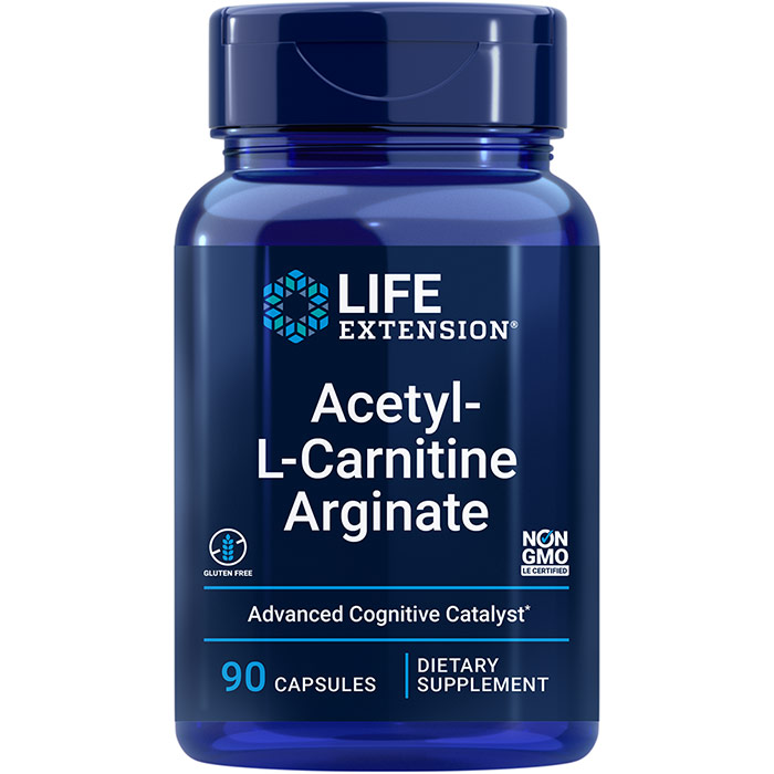 Acetyl-L-Carnitine Arginate, 100 Vegetarian Capsules, Life Extension