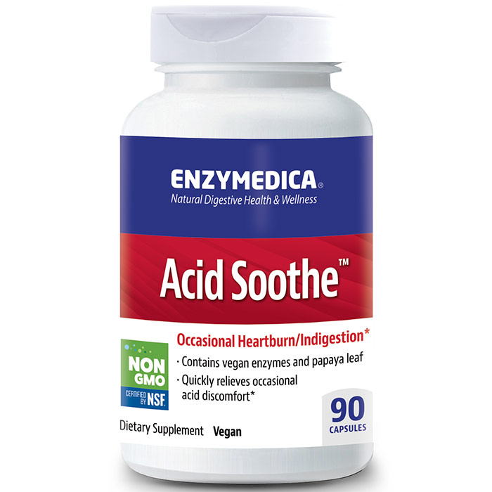 Acid Soothe, Value Size, 90 Capsules, Enzymedica