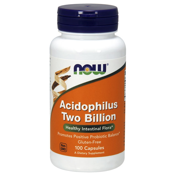 Acidophilus 2 Billion 100 Caps, NOW Foods