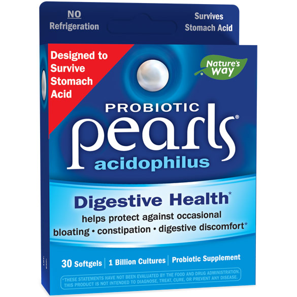 Acidophilus Pearls, 30 Capsules, Enzymatic Therapy