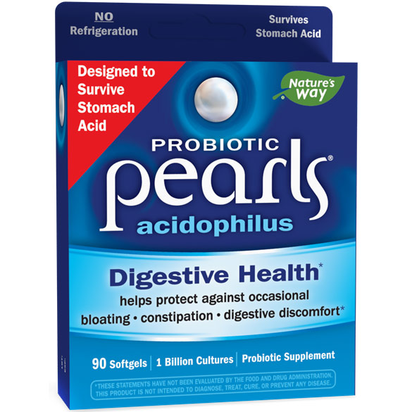 Acidophilus Pearls, 90 Capsules, Enzymatic Therapy