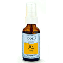 Liddell Acne Homeopathic Spray, 1 oz