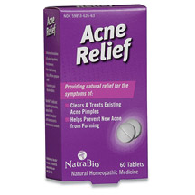 NatraBio Acne Relief 60 tabs, NatraBio (Natra-Bio)