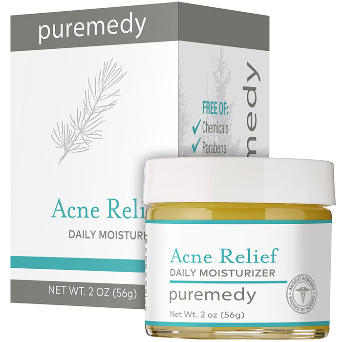 Acne Relief Daily Moisturizer, 2 oz, Puremedy