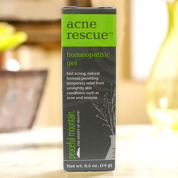 Acne Rescue Homeopathic Gel, 0.5 oz, Peaceful Mountain