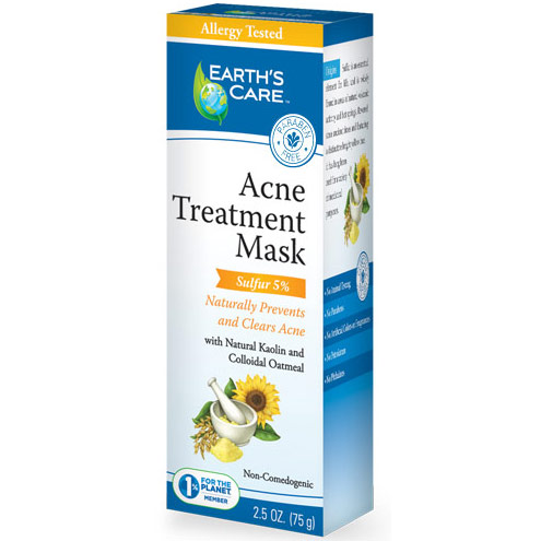 Acne Treatment Face Mask, 2.5 oz, Earths Care