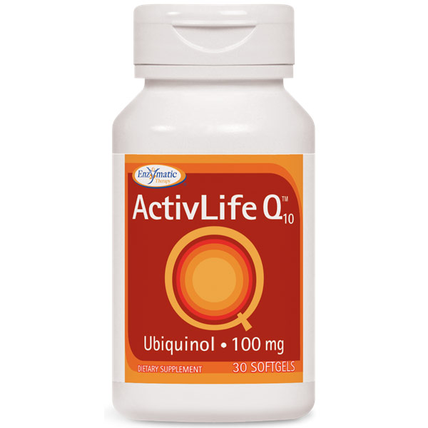 ActivLife Q10 100 mg, 30 Softgels, Enzymatic Therapy