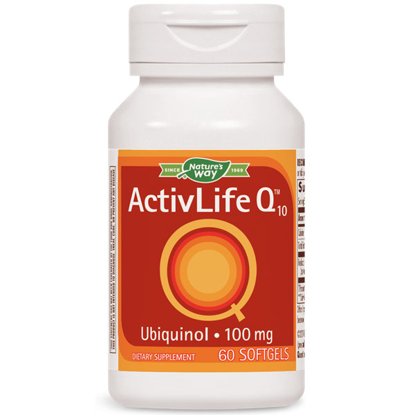 ActivLife Q10 100 mg, 60 Softgels, Enzymatic Therapy