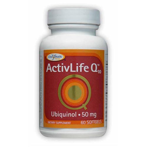 Enzymatic Therapy ActivLife Q10 50 mg, 60 Softgels, Enzymatic Therapy