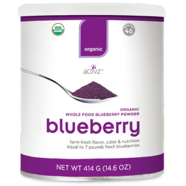 Activz Activz Organic Whole Food Blueberry Powder, 414 g