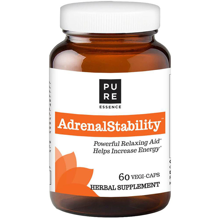 AdrenalStability (Adrenal Stability), 60 Vegetarian Capsules, Pure Essence Labs