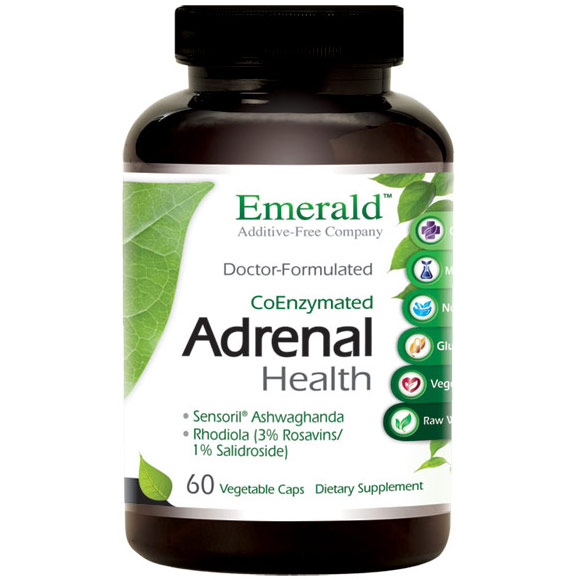 Adrenal Health, 60 Vegetable Capsules, Emerald Labs